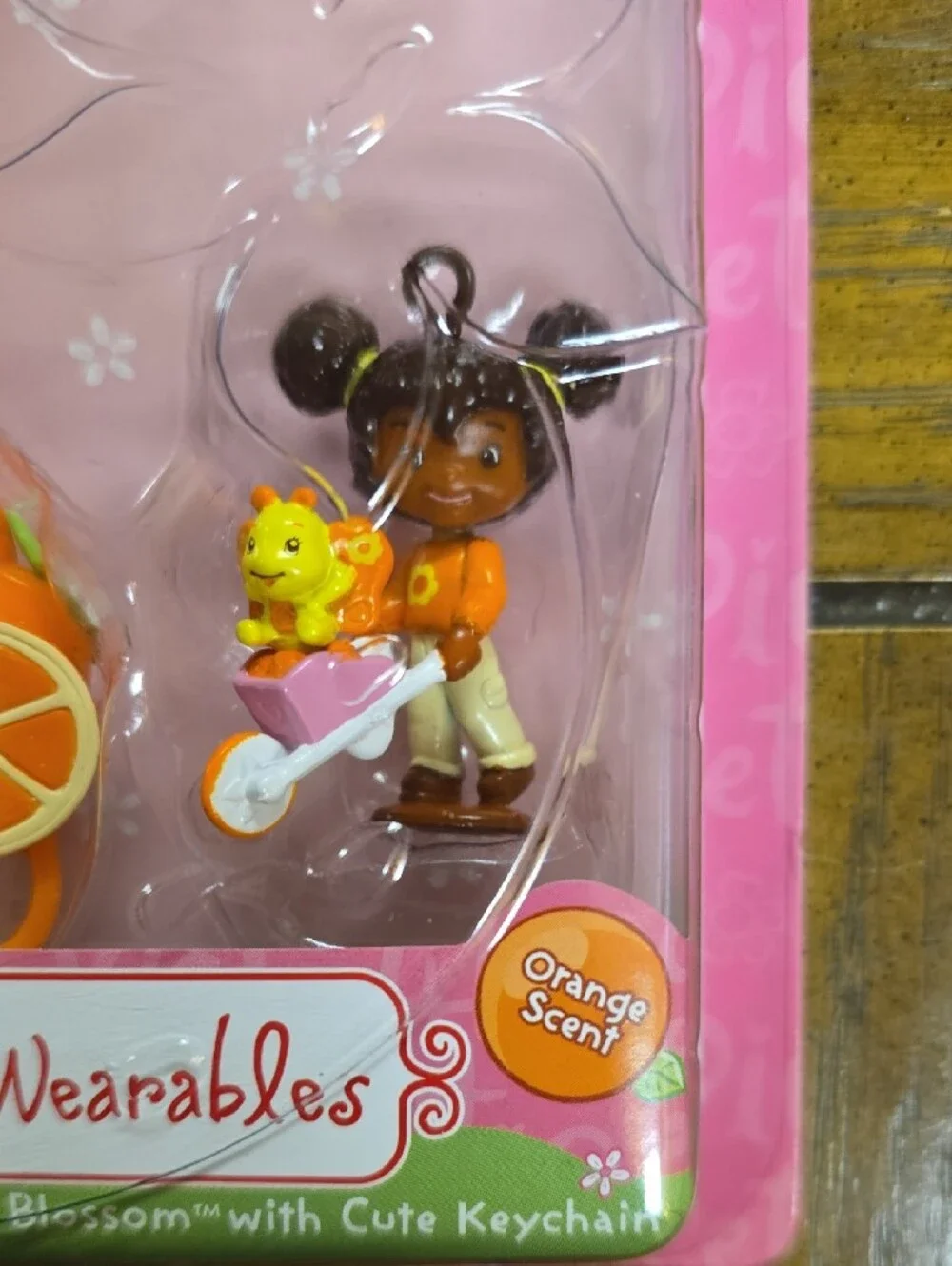 Strawberry Shortcake Berry Sweet Wearable Orange Blossom Keychain Charm Set 2002